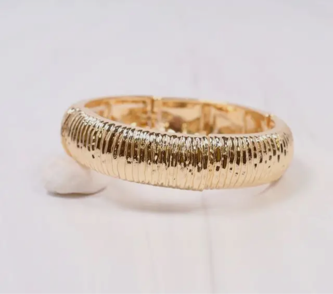 Danny Ribbed stretch Bracelet