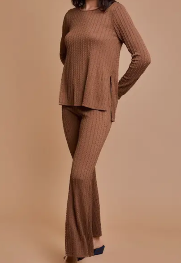RIBBED AUTUMN SET
