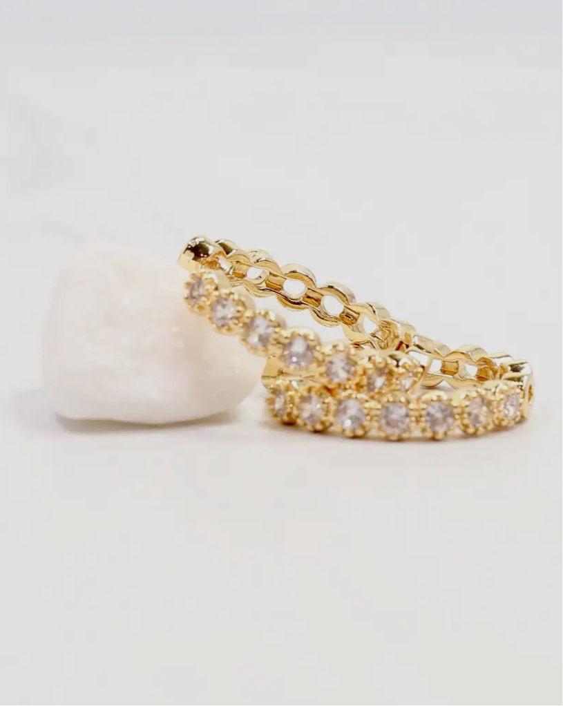 (spa-) Heather Earring Hoops