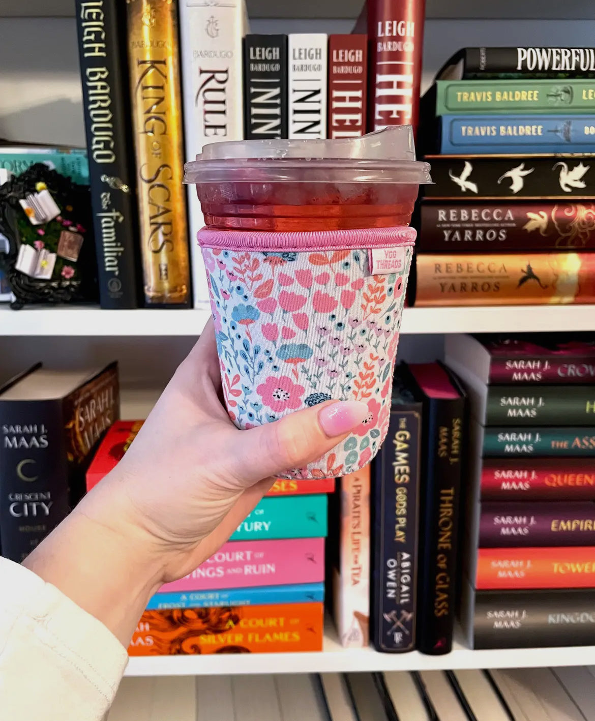 Spring Floral Iced Coffee Sleeve