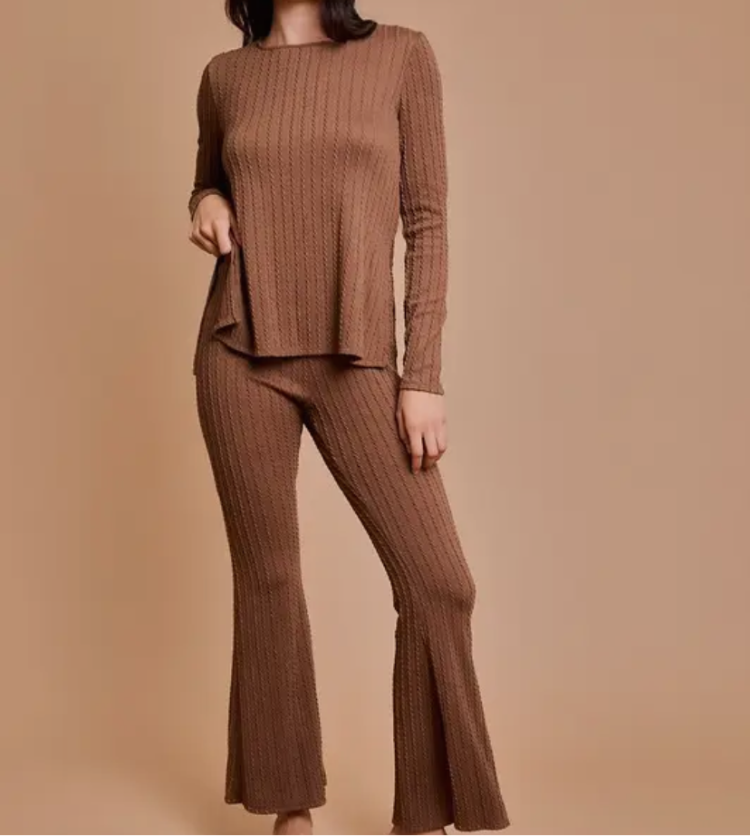 RIBBED AUTUMN SET