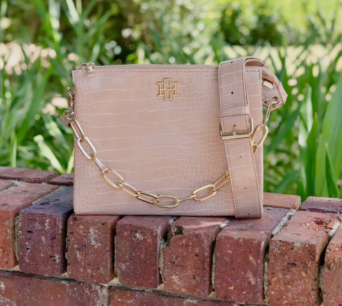 Caroline Hill - Ariana Crossbody Latte EC