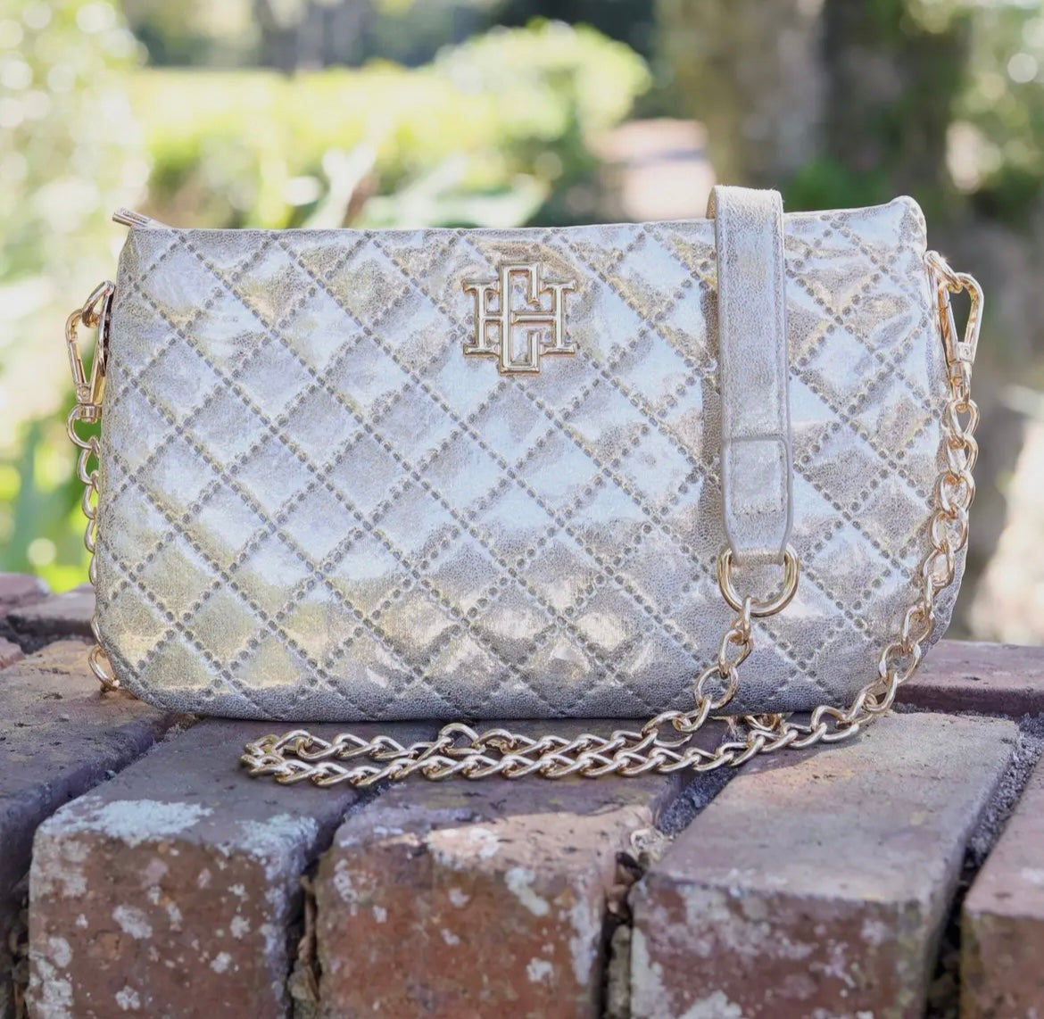 (spa-) Caroline Hill- Champagne Pop Crossbody Purse