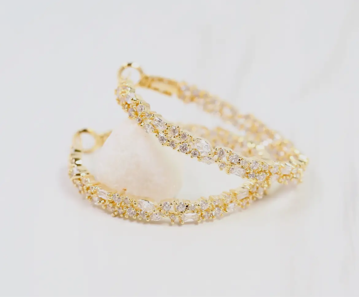 (spa-) Shelby Hoop Earrings