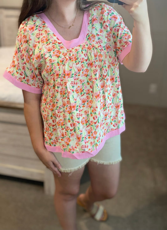 PINK MEADOW TOP