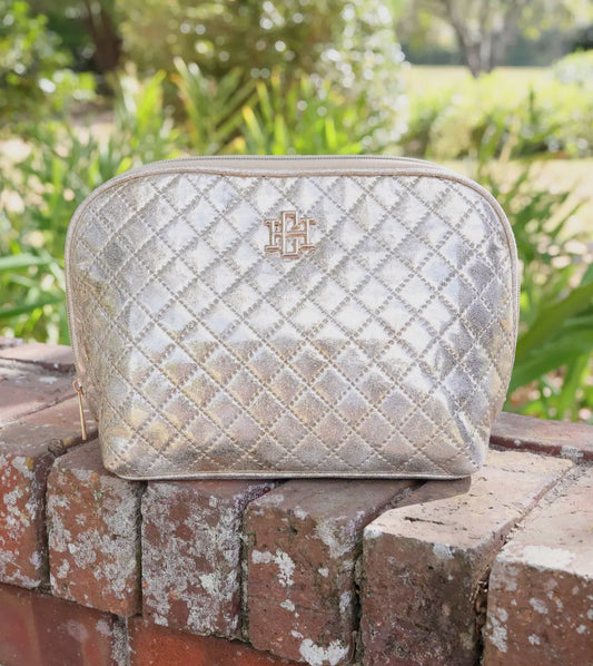 Caroline Hill- Capri Large Pouch Champagne Pop