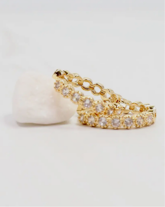 (spa-) Heather Earring Hoops