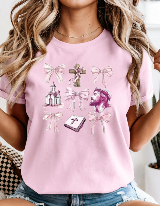 HE WALKS WITH ME Tee