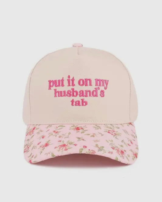 Put it on my Husbands Tab Hat