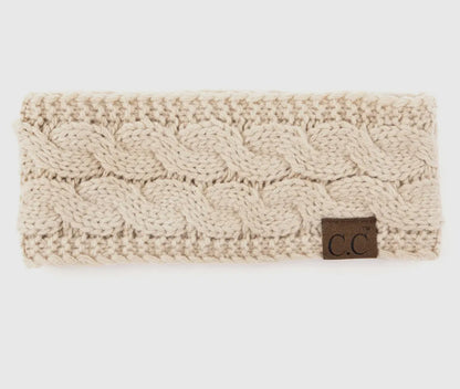 Cc Knit-Lined Headwrap