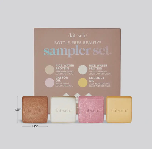 Bottle Free- 4 pc Shampoo/Conditioner Sampler Set