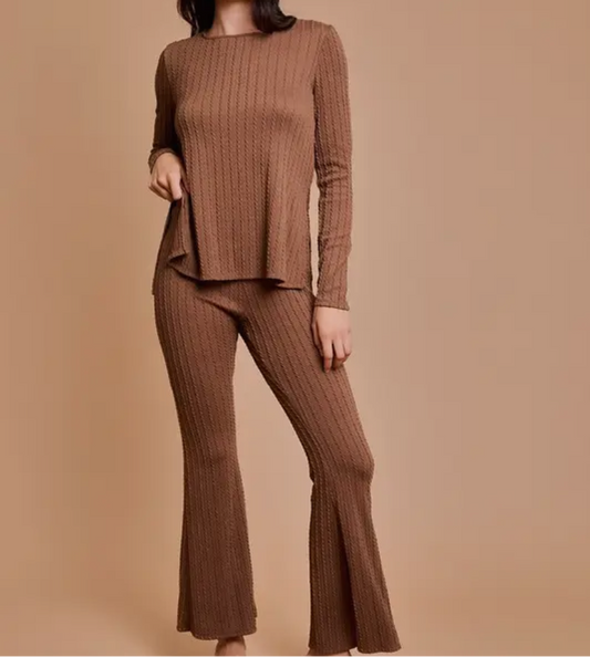 RIBBED AUTUMN SET