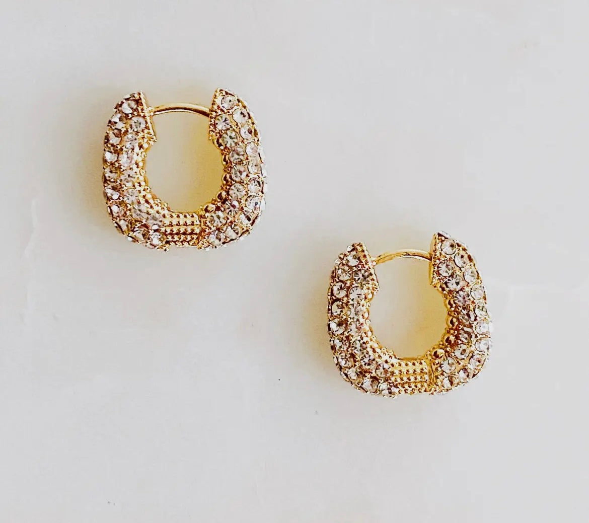 Shine up Square Earrings