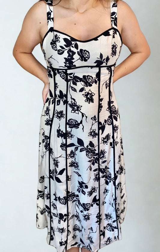 MIDNIGHT BLOOM DRESS