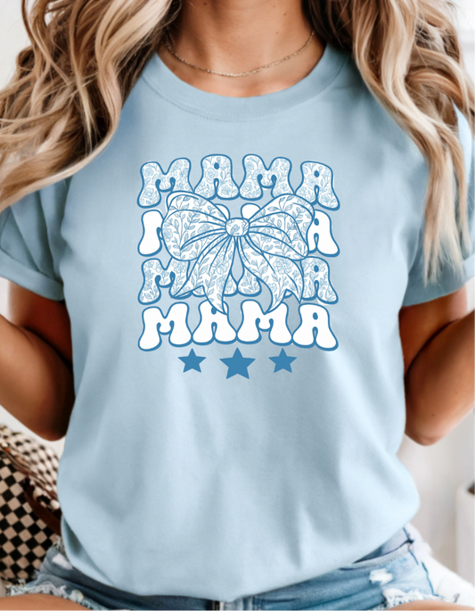 MAMA BOW & STAR Tee