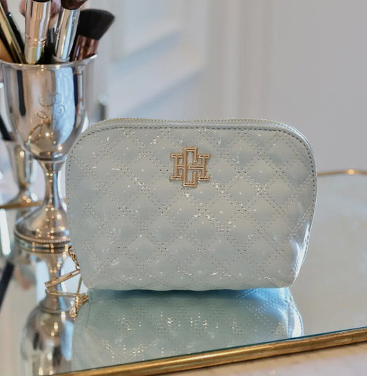 Ibiza Small Pouch - Blue Patent