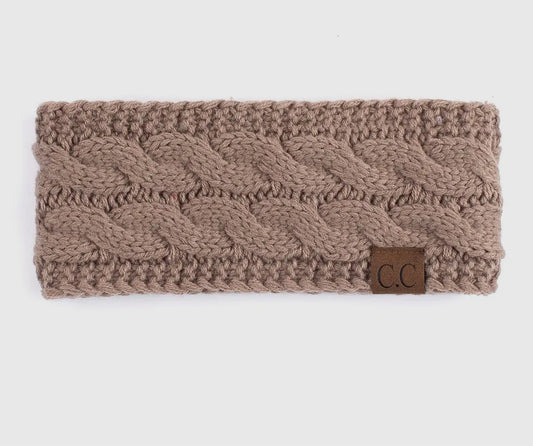 Cc Knit-Lined Headwrap
