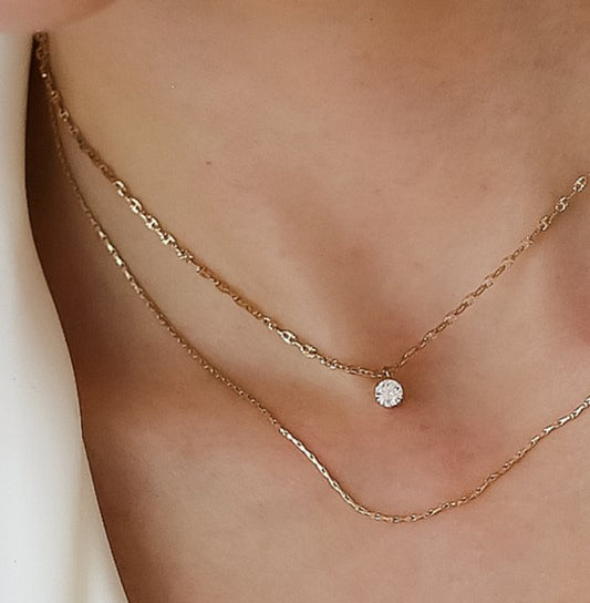 18k Non-tarnish Stainless Steel Chain Necklace